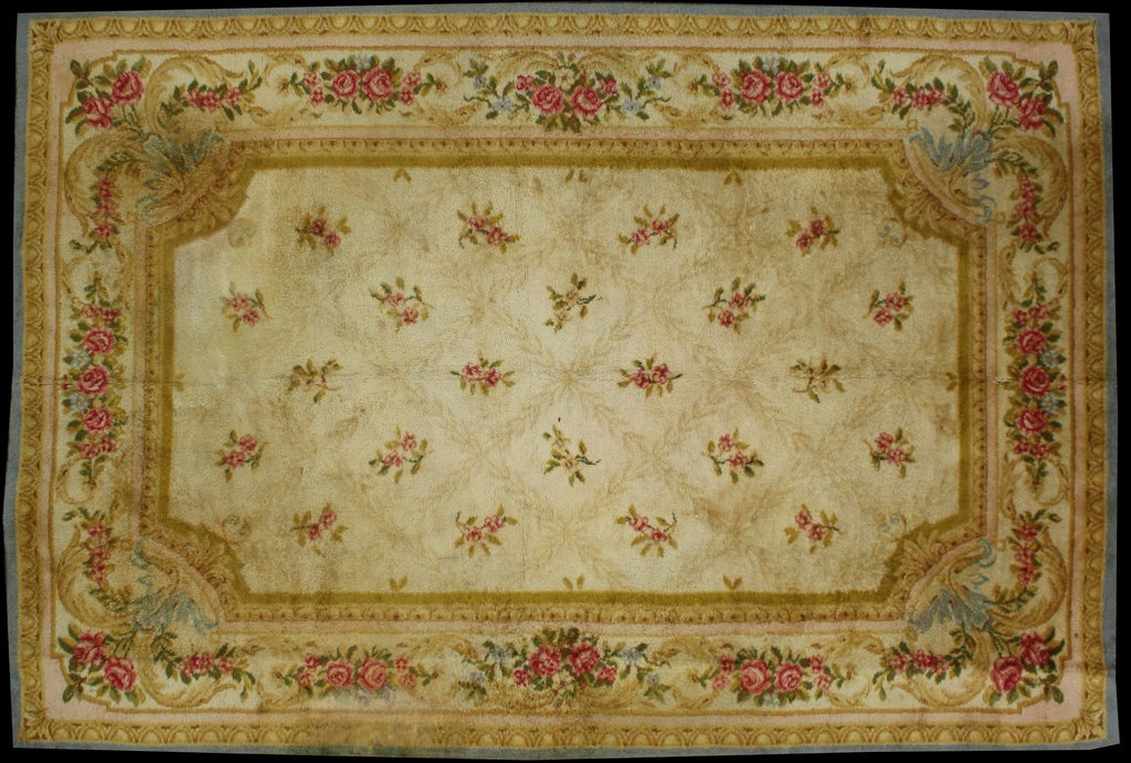 6 x 10 Vintage Machine Made Rug 74012