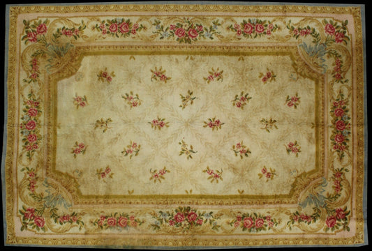 6 x 10 Vintage Machine Made Rug 74012