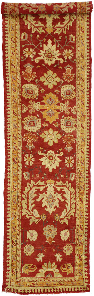 3 x 13 Antique Turkish Oushak Rug 74016