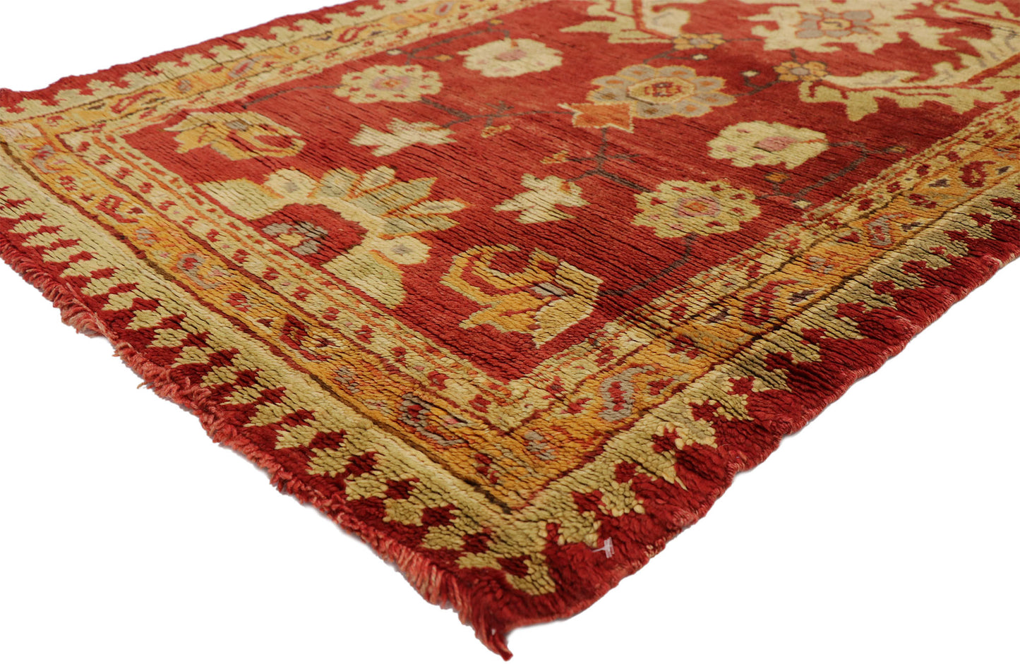 3 x 13 Antique Turkish Oushak Rug 74016