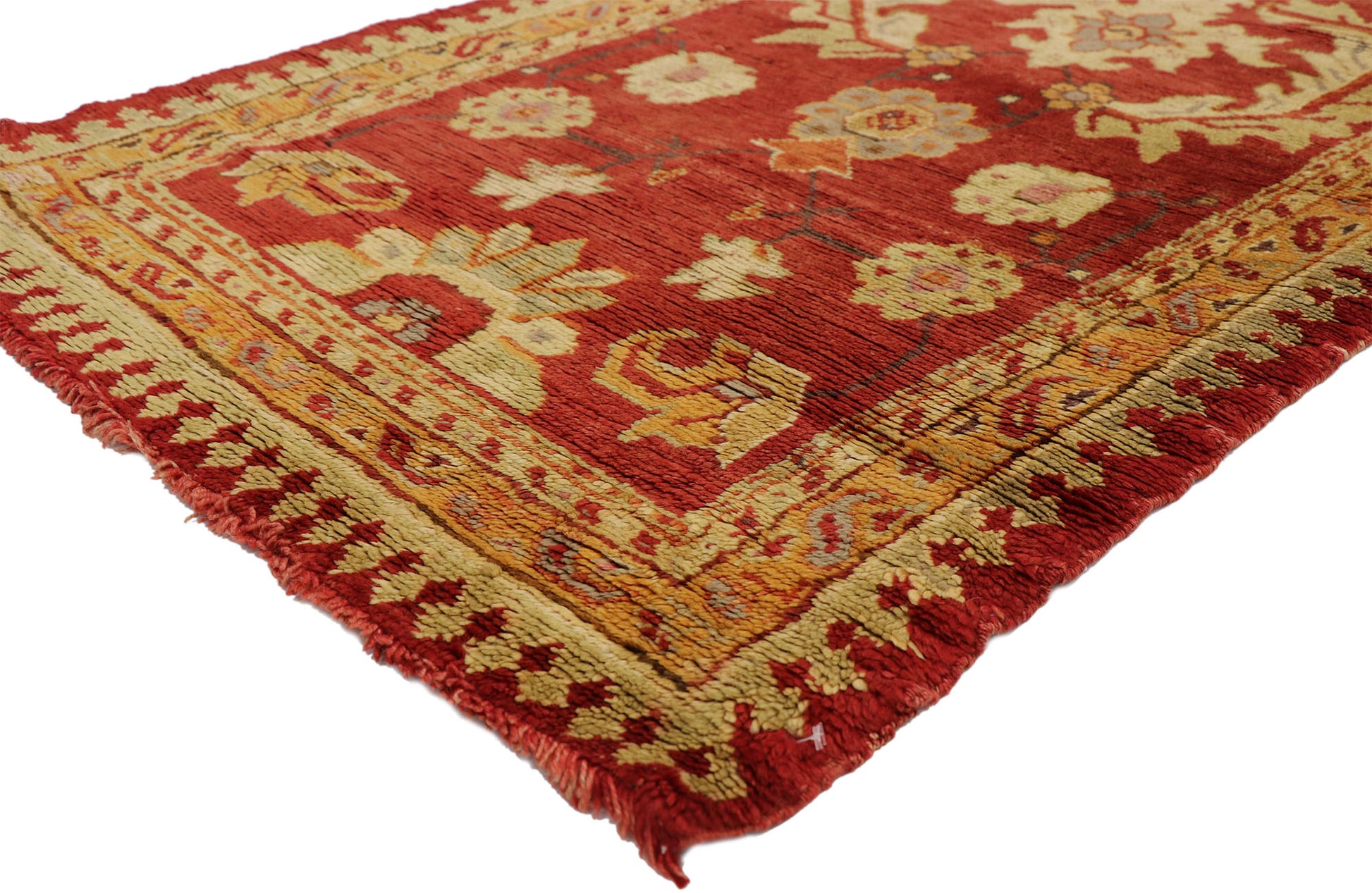 3 x 13 Antique Turkish Oushak Rug 74016