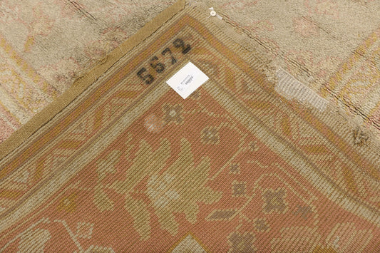 10 x 13 Antique European Oushak Rug 74018