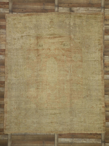 9 x 10 Antique Oushak Rug 74027