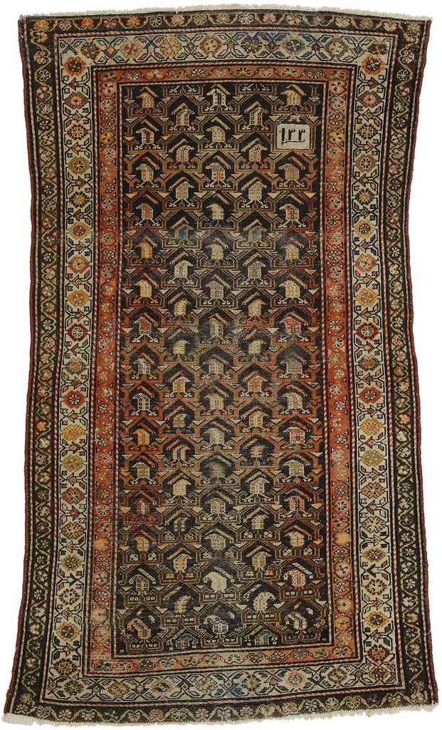 4 x 7 Antique Persian Malayer Rug 74029