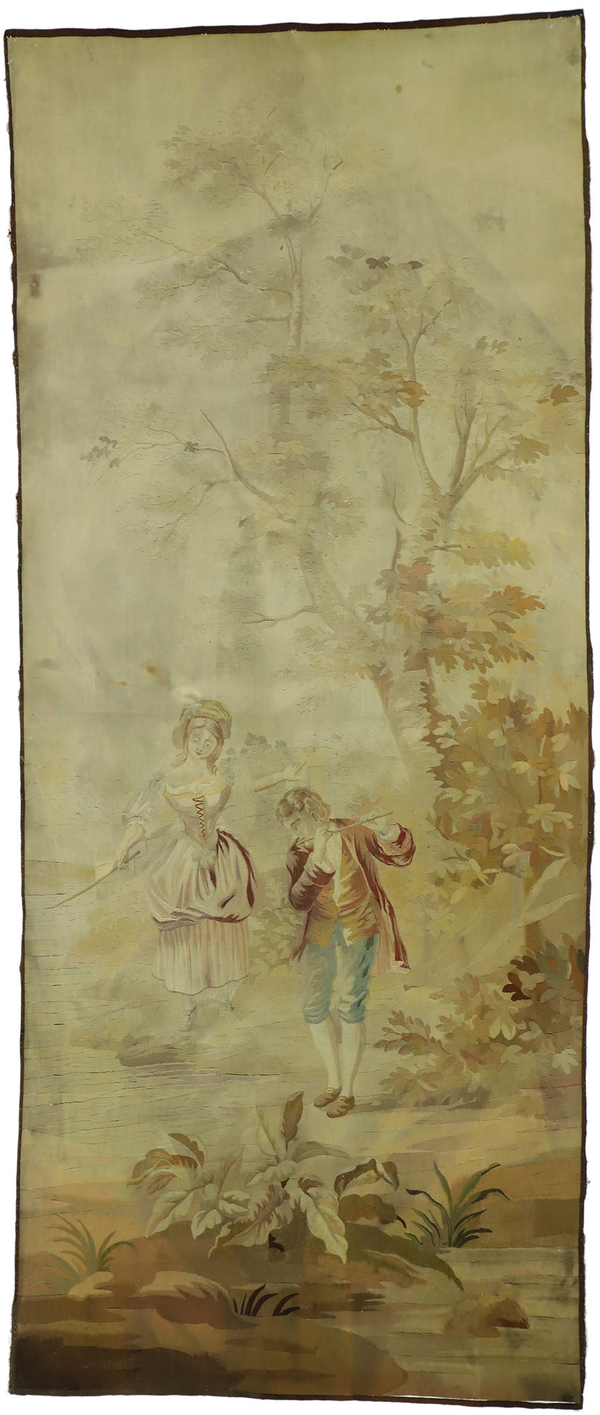 4 x 10 Antique Francois Boucher Reproduction Tapestry 74030