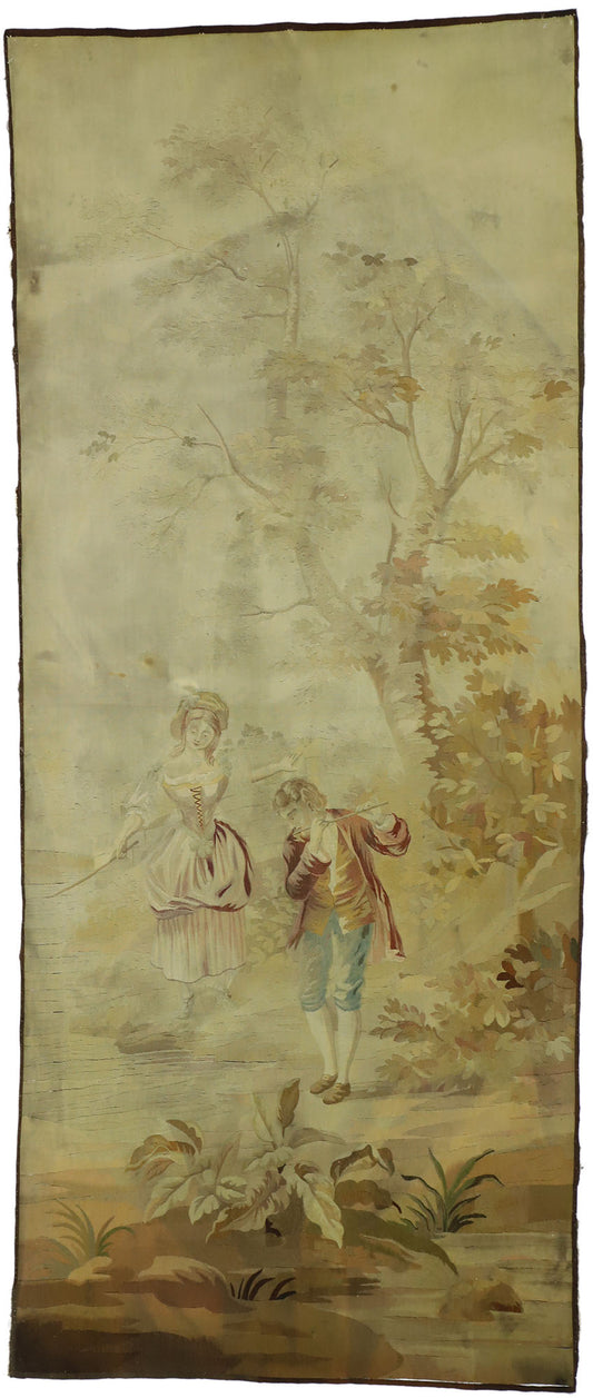 4 x 10 Antique Francois Boucher Reproduction Tapestry 74030