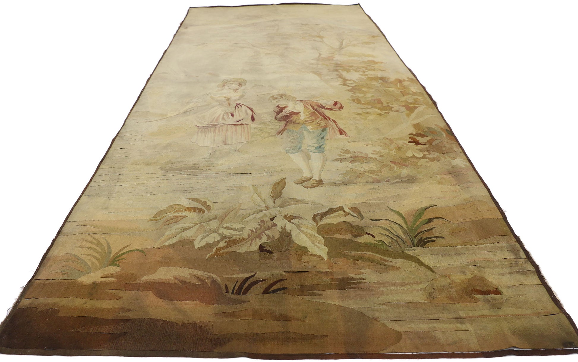 4 x 10 Antique Francois Boucher Reproduction Tapestry 74030
