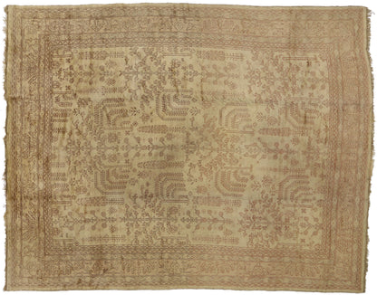 12 x 15 Antique Turkish Oushak Rug 74037
