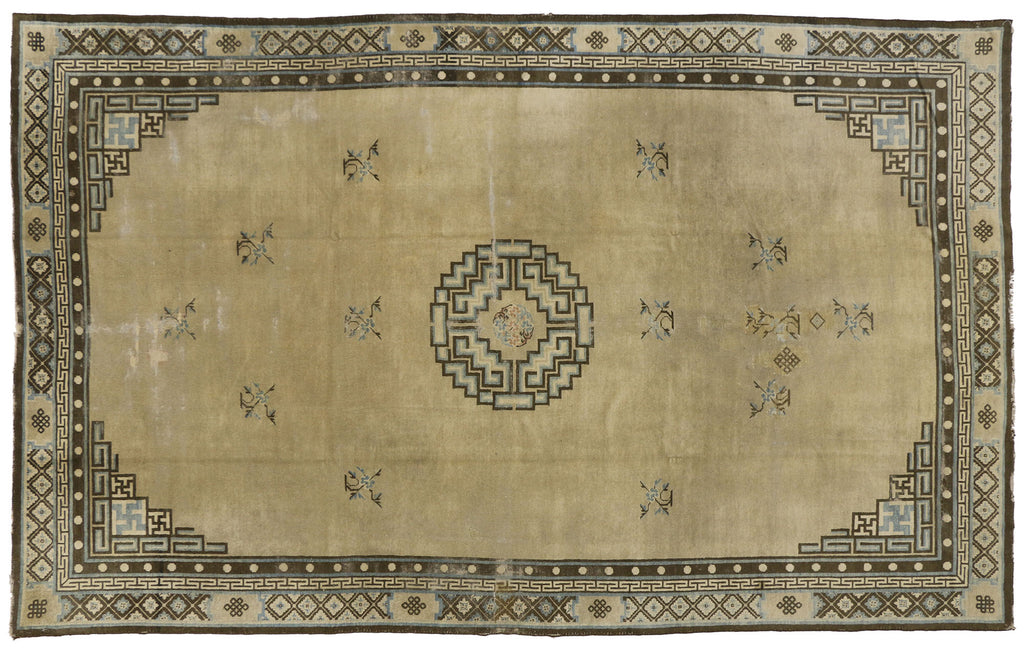 7 x 12 Antique Chinese Peking Rug 74038