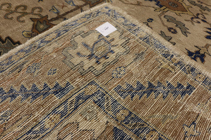 9 x 11 Antique Turkish Oushak Rug 74065