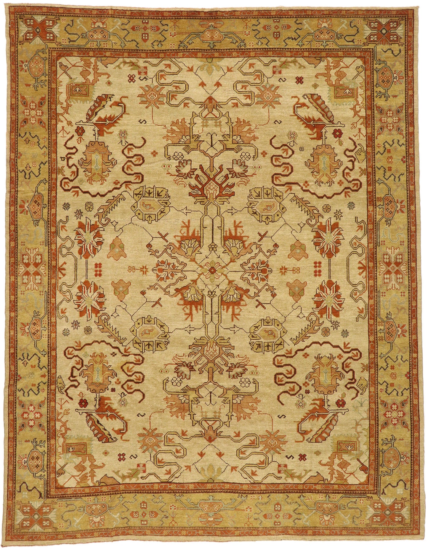 10 x 12 Turkish Oushak Rug 74067