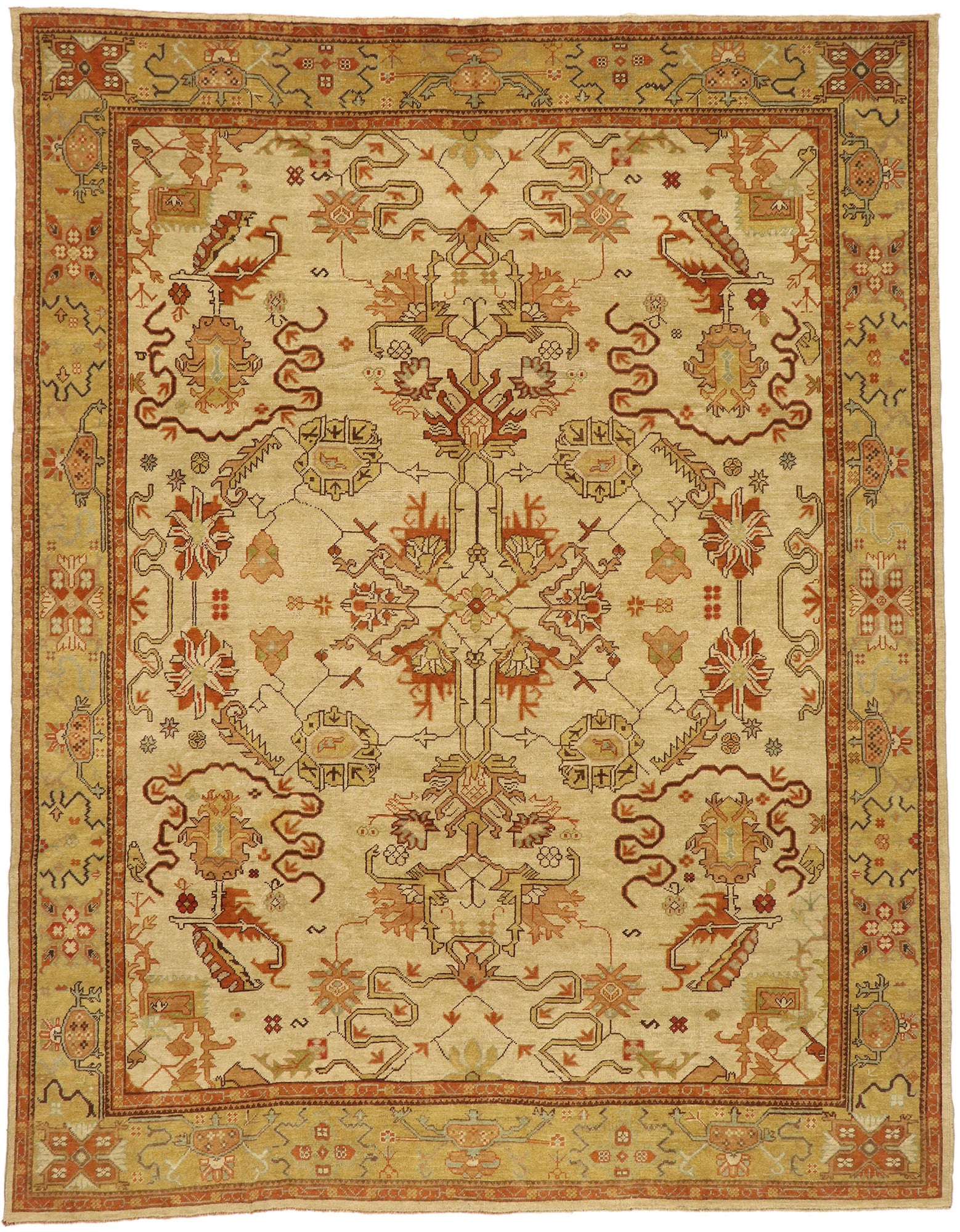 10 x 12 Turkish Oushak Rug 74067