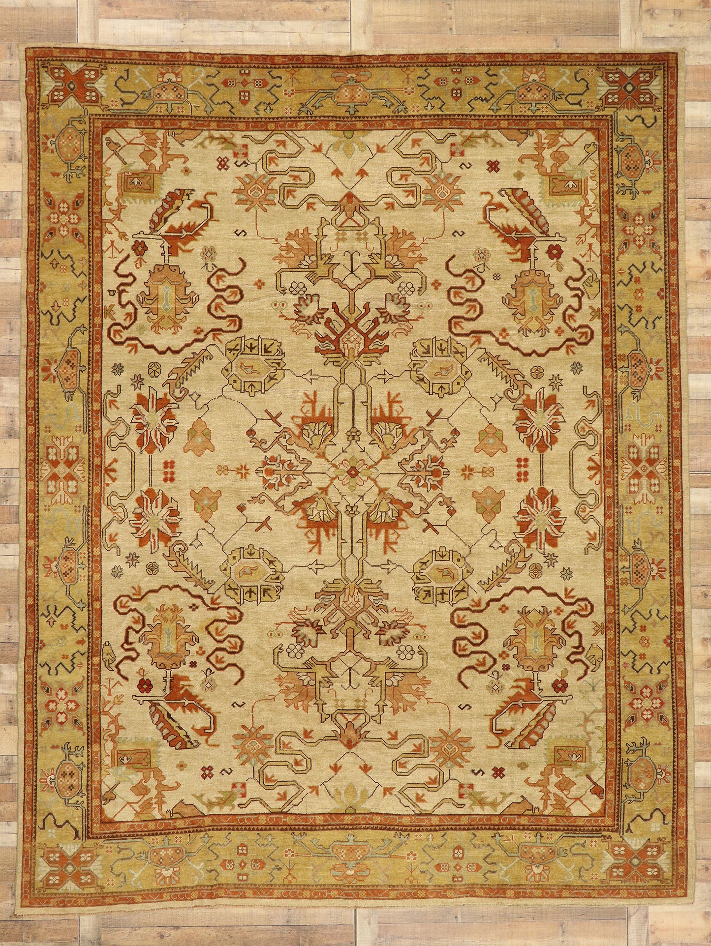 10 x 12 Turkish Oushak Rug 74067