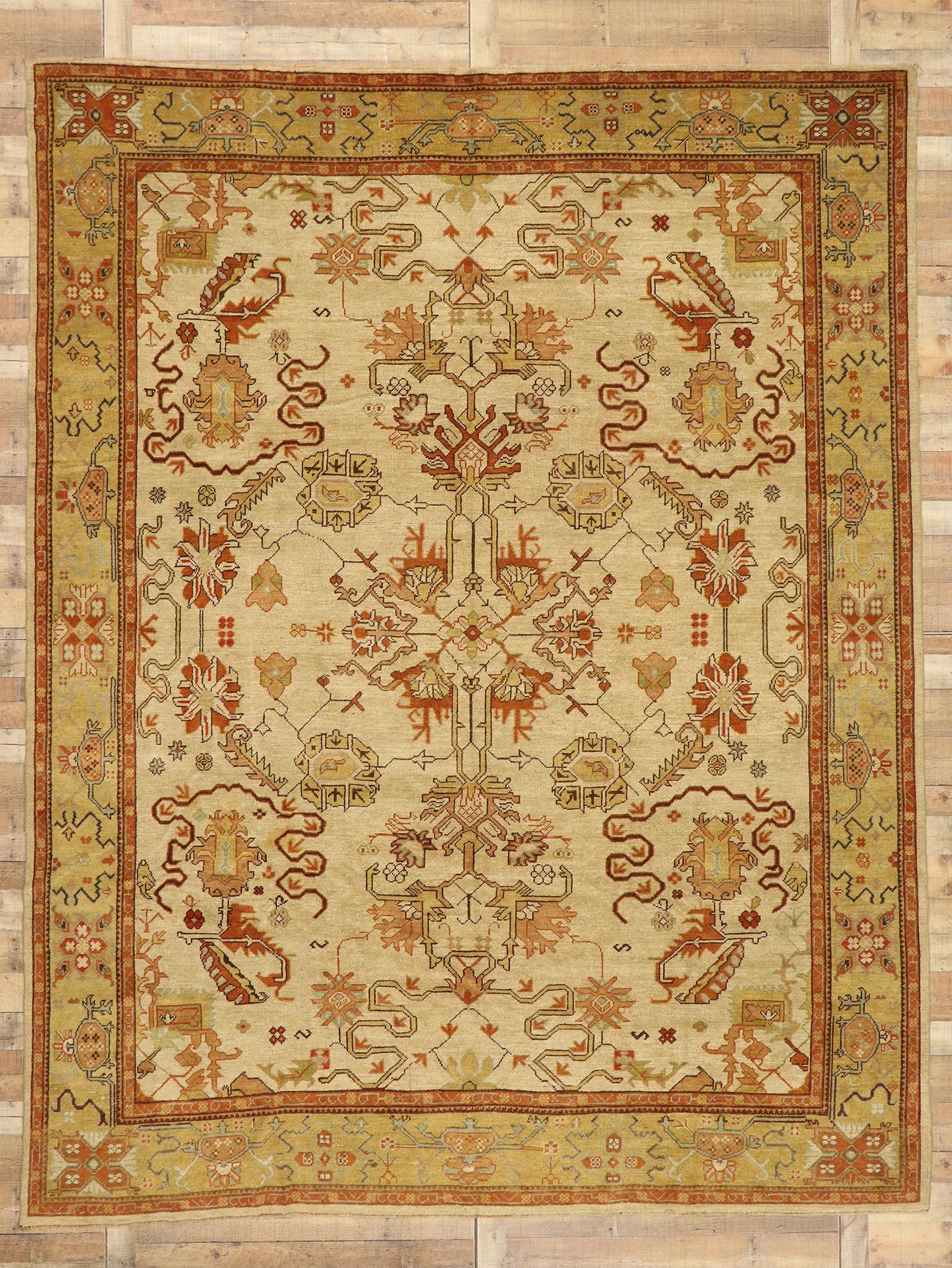 10 x 12 Turkish Oushak Rug 74067