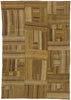 7 x 10 Vintage Turkish Patchwork Rug 74088