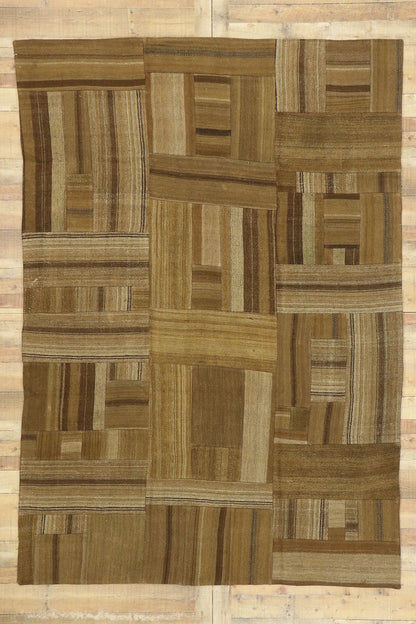 7 x 10 Vintage Turkish Patchwork Rug 74088
