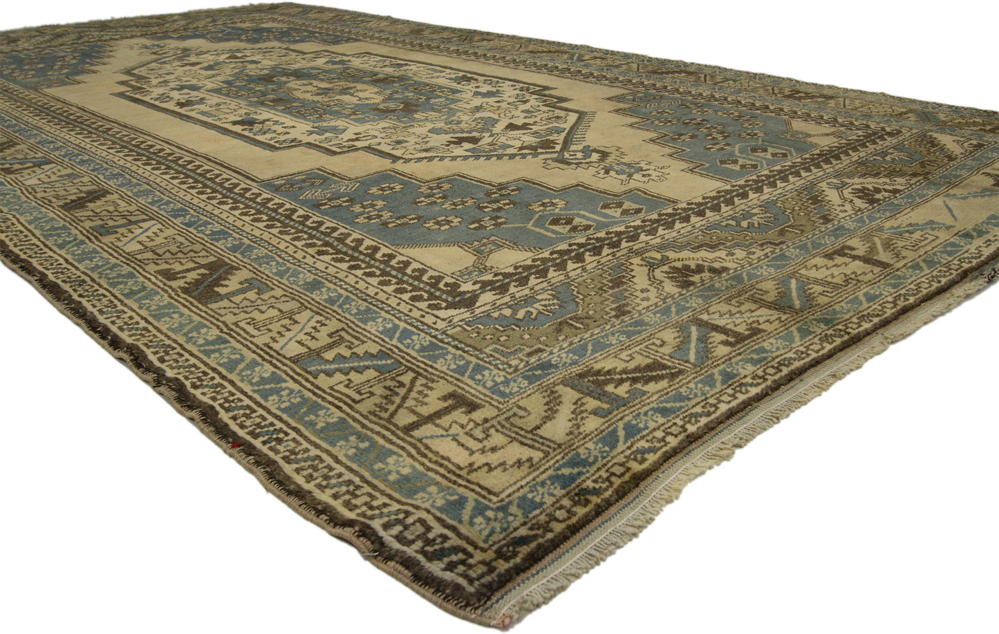 6 x 10 Vintage Oushak Rug 74097