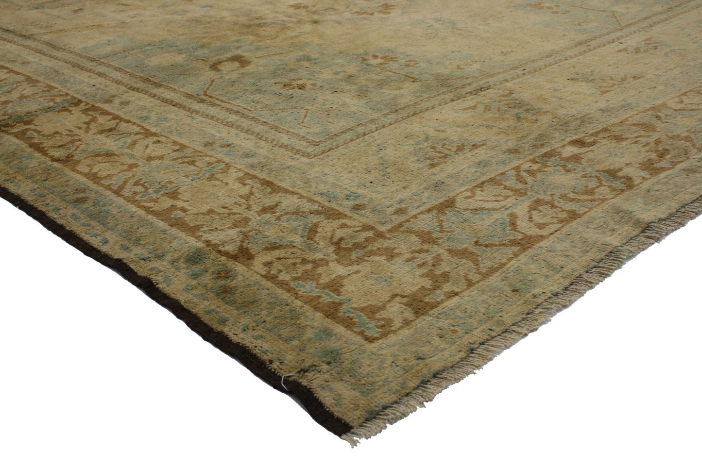 7 x 12 Vintage Turkish Oushak Rug 74105