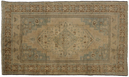 7 x 12 Vintage Turkish Oushak Rug 74105