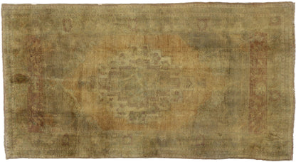 5 x 9 Vintage Turkish Oushak Rug 74106
