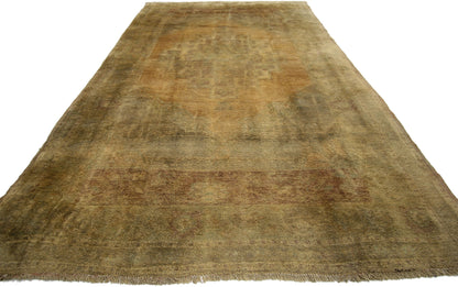 5 x 9 Vintage Turkish Oushak Rug 74106