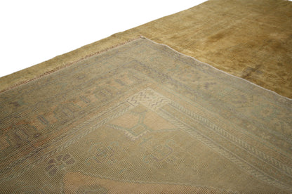 5 x 10 Vintage Turkish Oushak Rug 74112