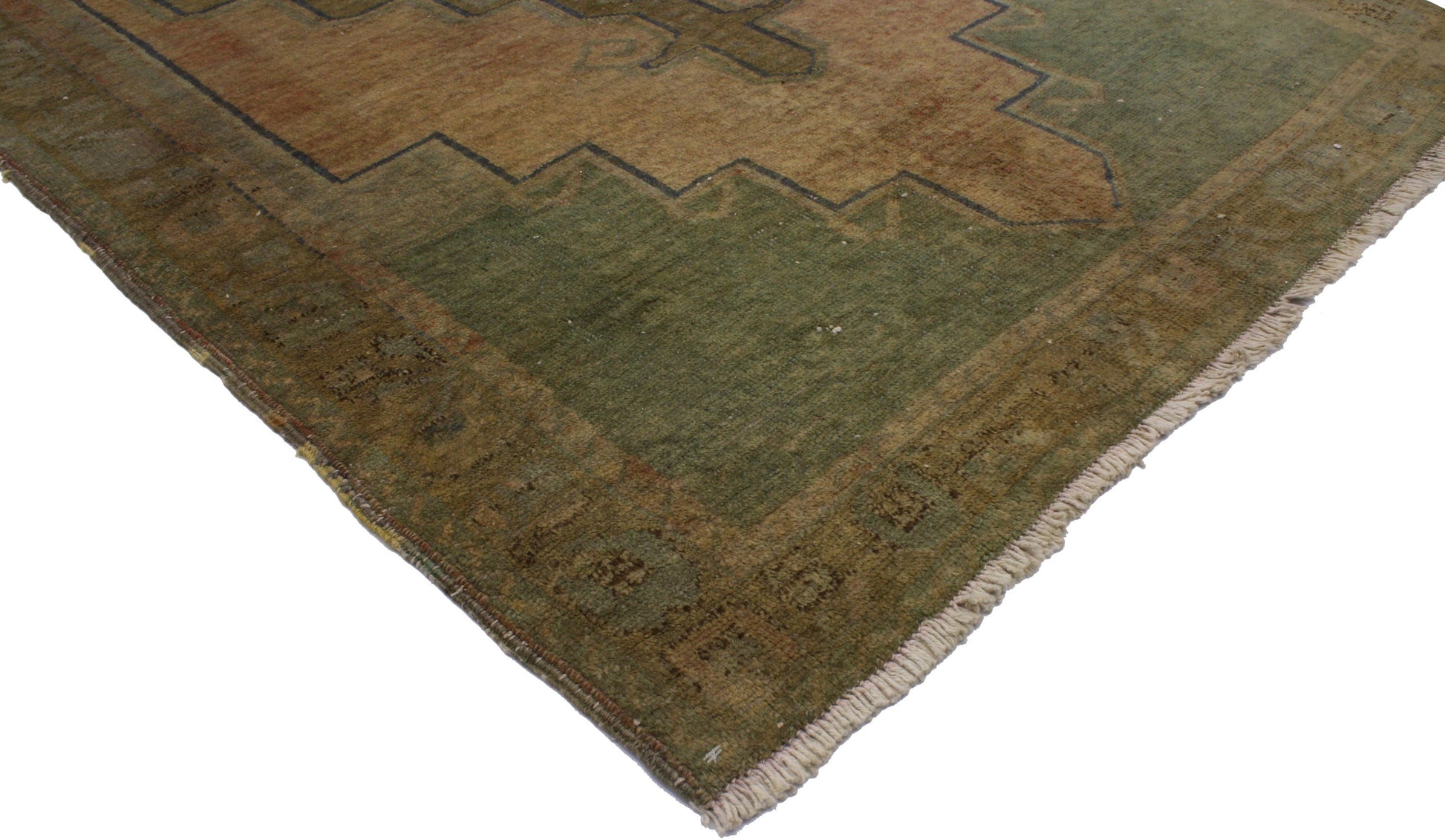 4 x 7 Vintage Oushak Rug 74116