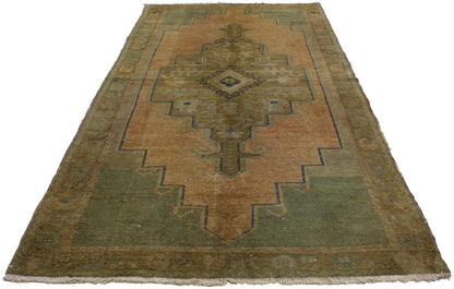 4 x 7 Vintage Oushak Rug 74116