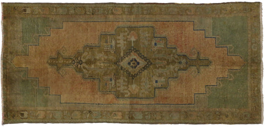 4 x 7 Vintage Oushak Rug 74116