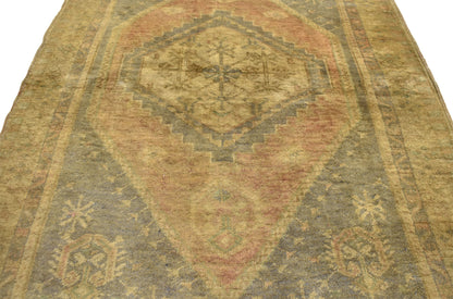 3 x 7 Vintage Turkish Oushak Rug 74118