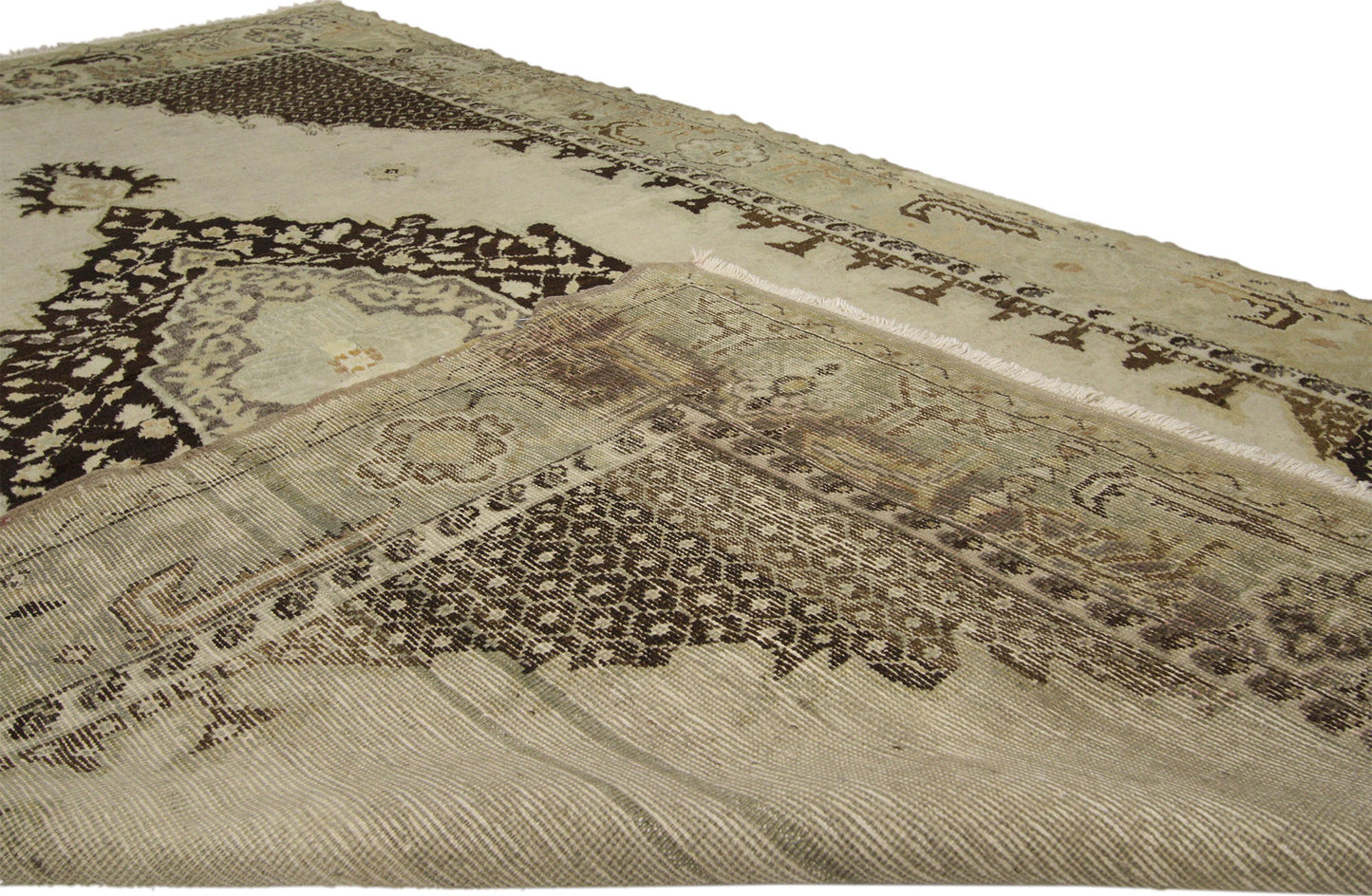 5 x 8 Vintage Oushak Rug 74123