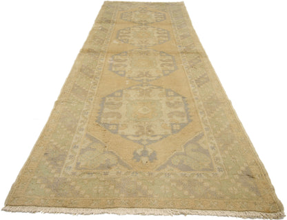 3 x 9 Vintage Turkish Oushak Rug 74127