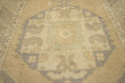 3 x 9 Vintage Turkish Oushak Rug 74127