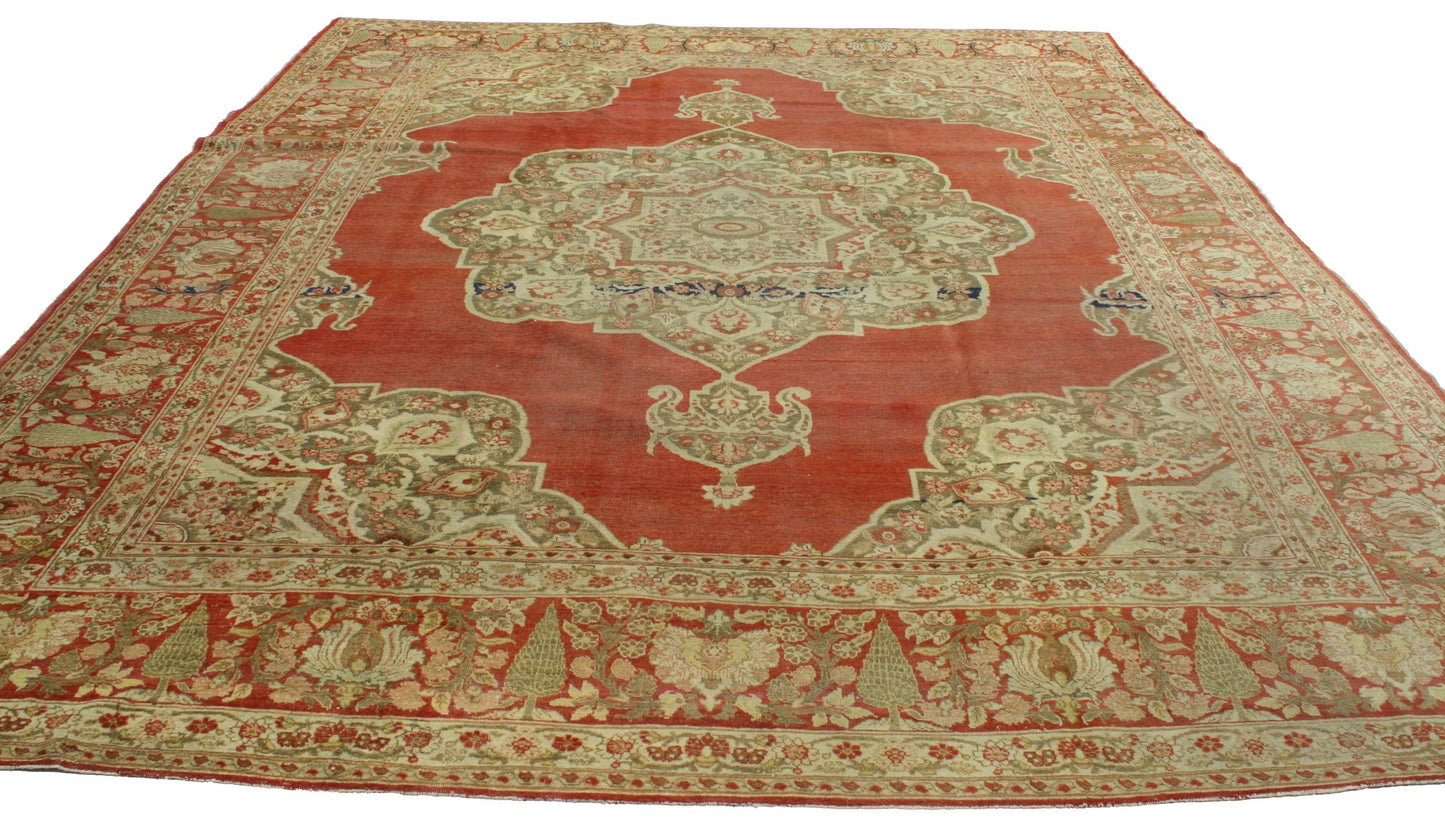 9 x 12 Haji Khalili Antique Persian Tabriz Rug 74140