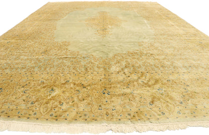 10 x 14 Vintage Persian Kerman Rug 74160