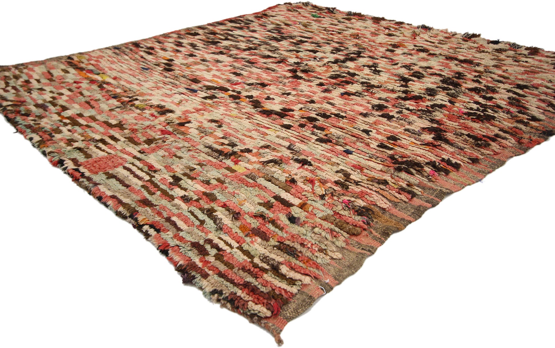 6 x 6 Vintage Boujad Moroccan Rug 74171