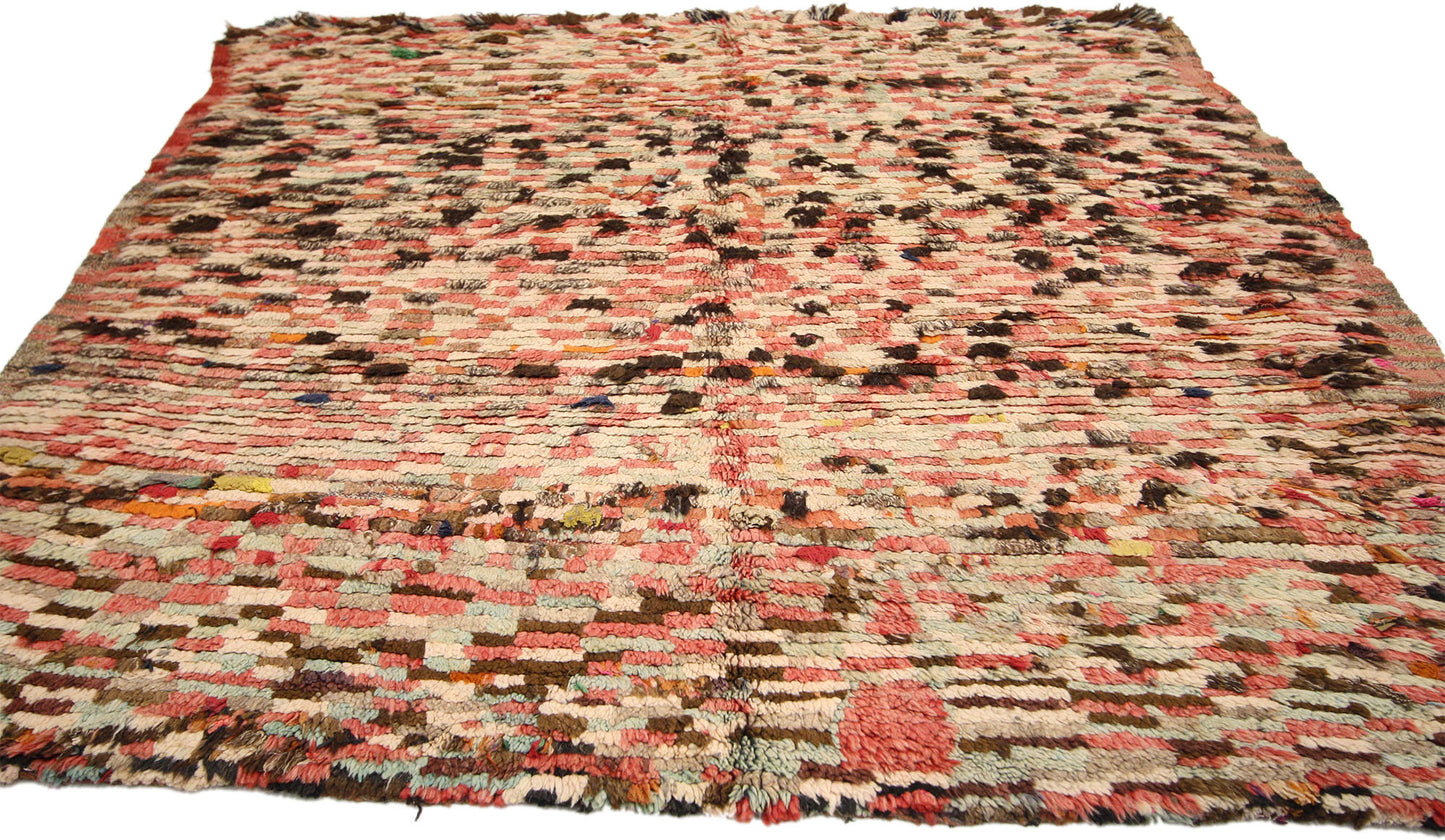 6 x 6 Vintage Boujad Moroccan Rug 74171
