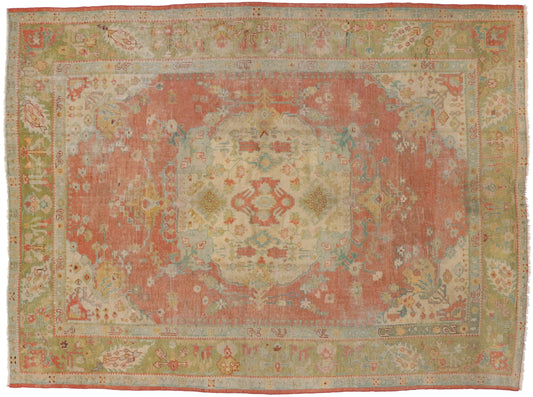 11 x 15 Antique Oushak Rug 74174