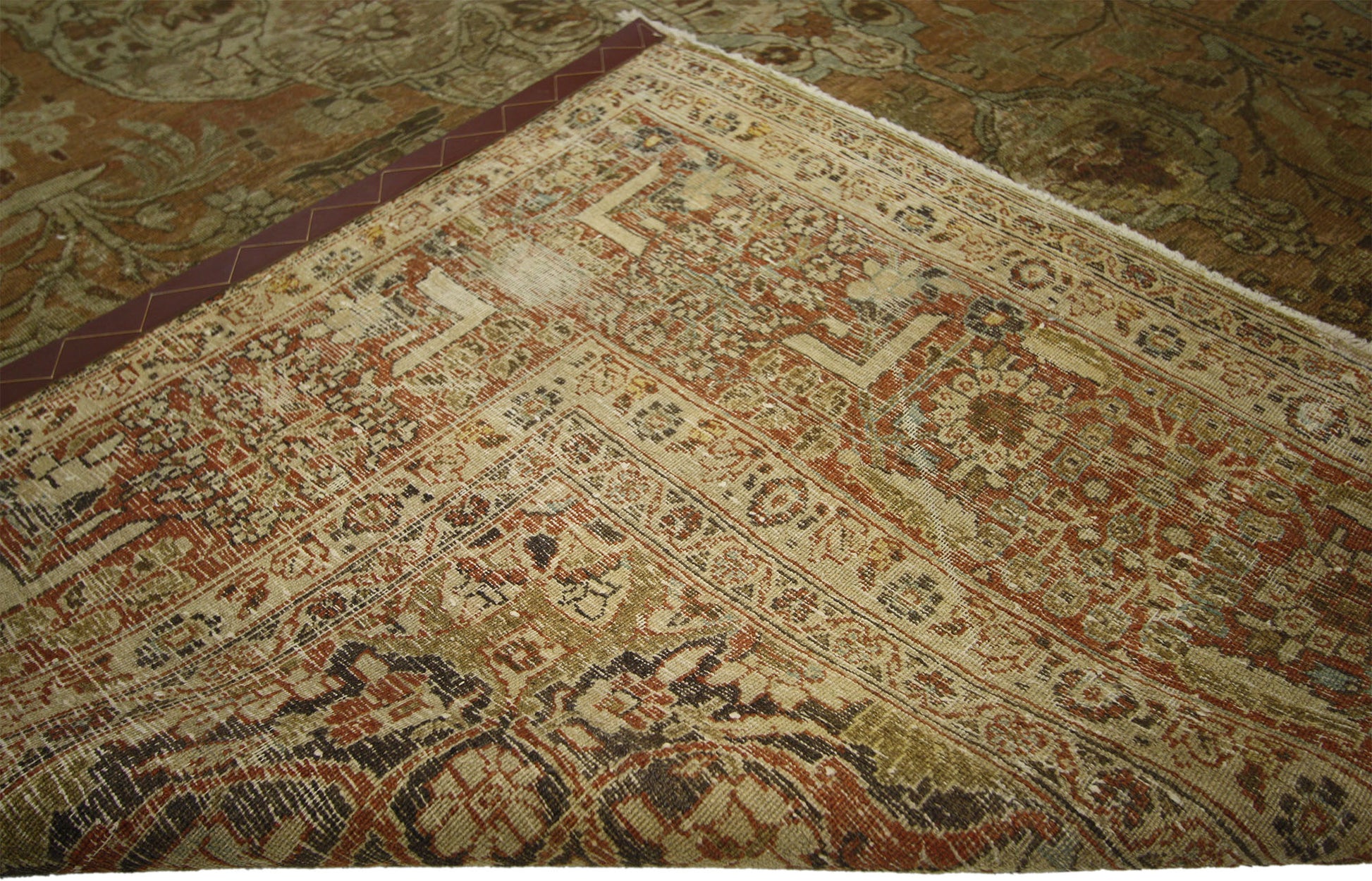 8 x 11 Antique Persian Tabriz Rug 74182