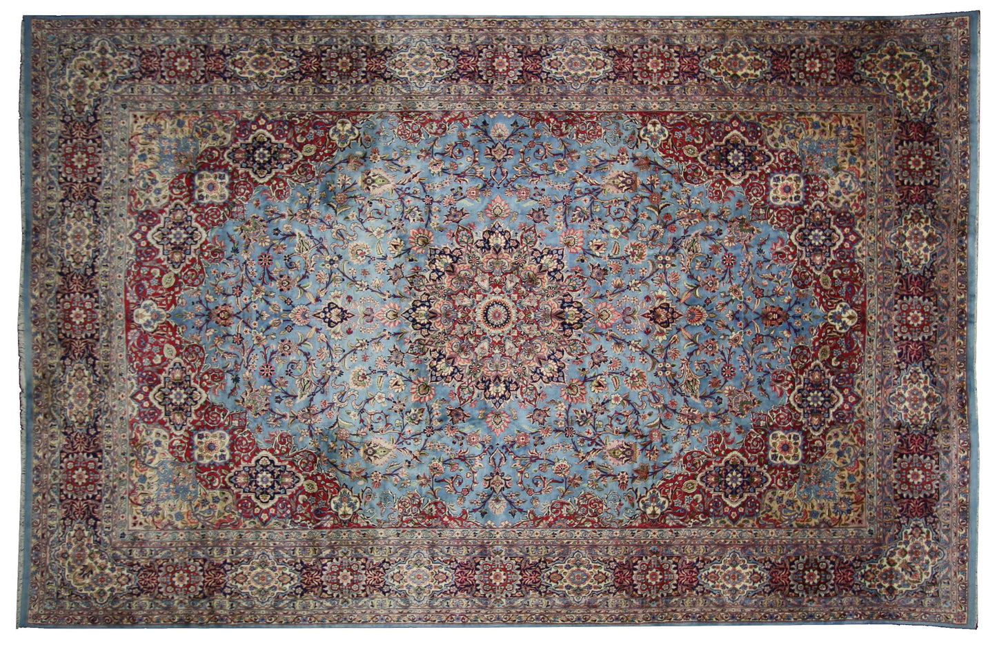 13 x 20 Vintage Kerman Rug 74203