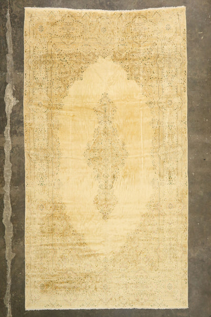10 x 19 Vintage Persian Kerman Rug 74207
