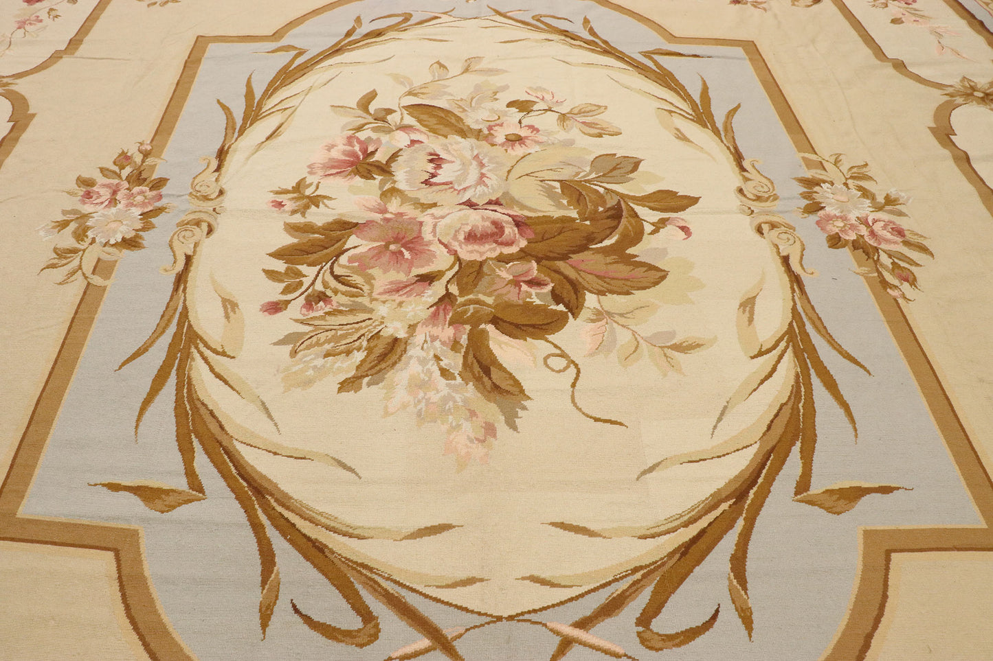 12 x 15 Vintage Needlepoint Rug 74213