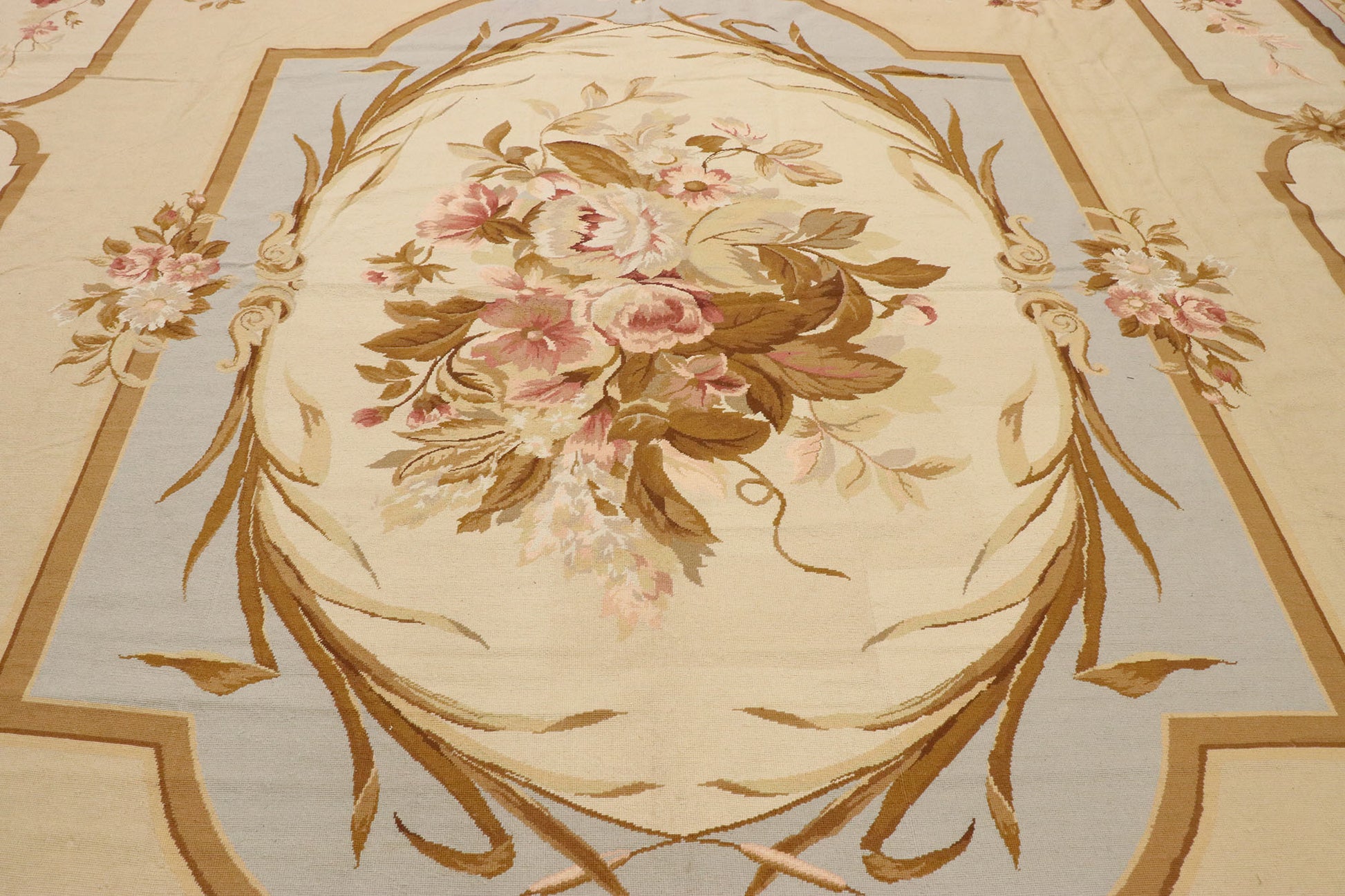 12 x 15 Vintage Needlepoint Rug 74213