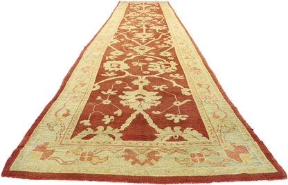 4 x 21 Antique Turkish Oushak Rug 74233