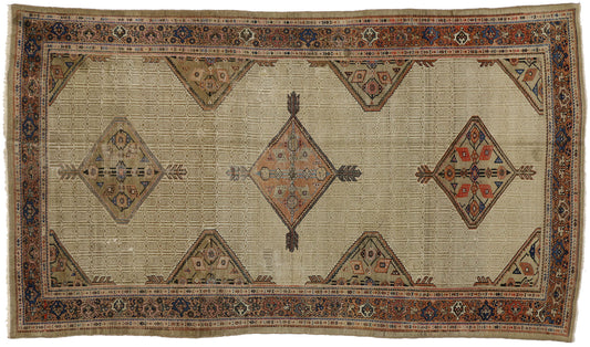 6 x 12 Antique Persian Malayer Rug 74246