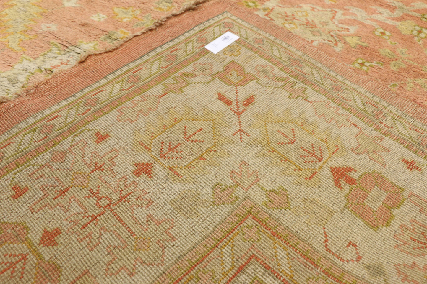 10 x 13 Antique Turkish Oushak Rug 74249