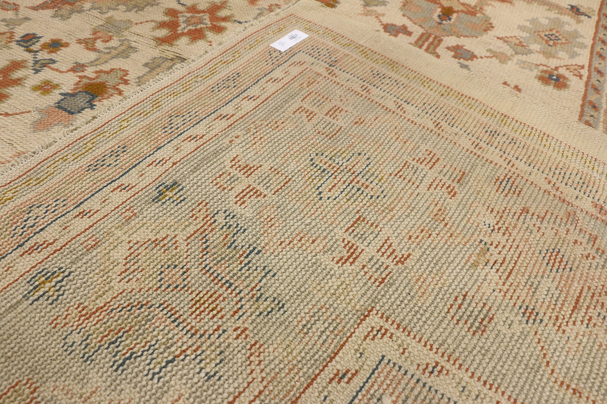 11 x 14 Antique Turkish Oushak Rug 74250