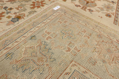 11 x 14 Antique Turkish Oushak Rug 74250