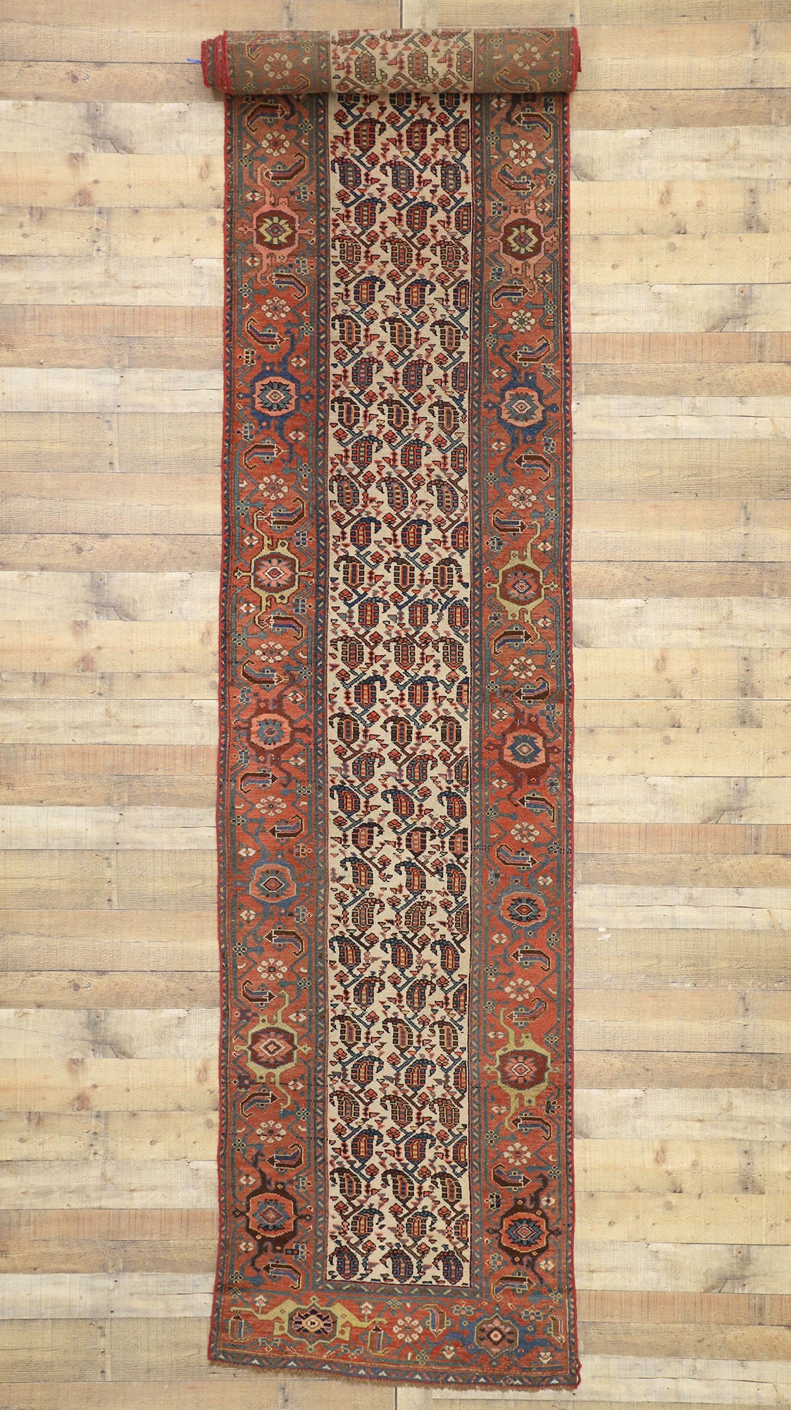 3 x 24 Antique Kurdish Runner 74251