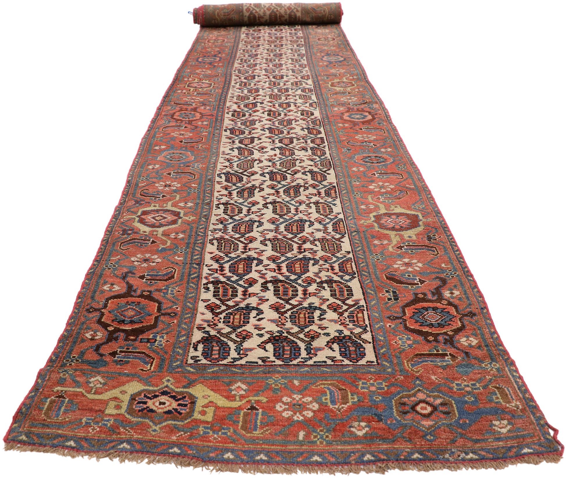 3 x 24 Antique Kurdish Runner 74251